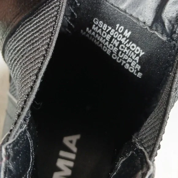 NEW MIA Jody Ribbed Round Toe Block Heel Chelsea Ankle Boots #542 - Picture 10 of 11